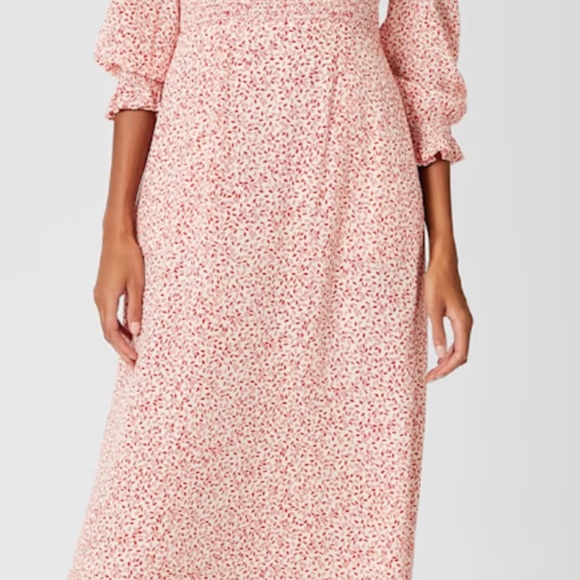 Hobbs Juliet Smocked Dress - Picture 3 of 6